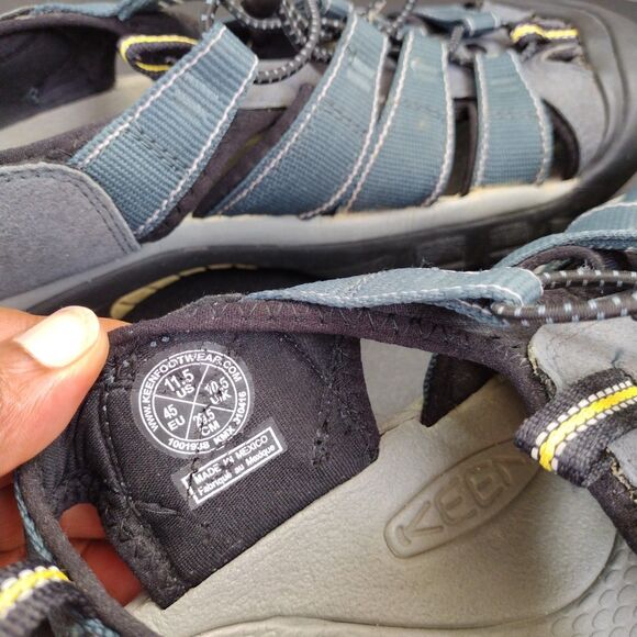 Keen Newport H2 Men’s Size 11.5 Blue Waterproof Hiking Sandals Toe Guard main image 6